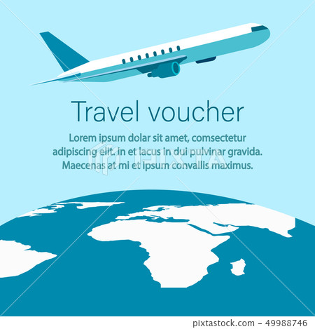 Travel Voucher, Tour Operator Banner, Flyer Layout Travel Voucher, Tour Operator Banner, Flyer Layout 49988746