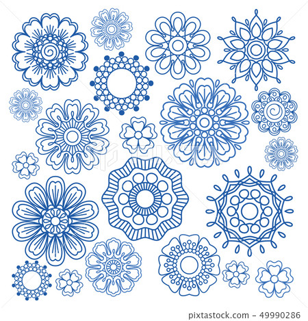 Ornament elements Ornament elements 49990286