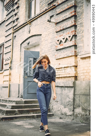stylish girl stylish girl 49990443