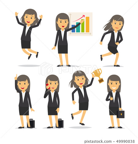 Businesswoman character vector - Stock Illustration [49990838] - PIXTA