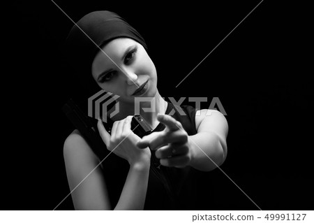 girl with gun girl with gun 49991127