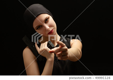girl with gun girl with gun 49991128