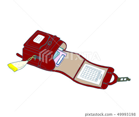 Opened parcel (red) 49993198