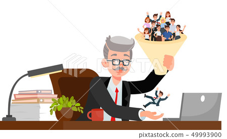 HR Manager Choosing Candidate Vector Illustration HR Manager Choosing Candidate Vector Illustration 49993900