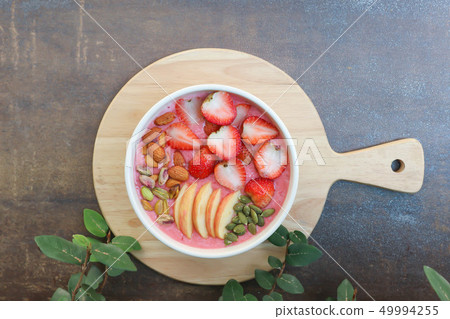 strawberry smoothie,blended strawberry or strawberry smoothie,blended strawberry or 49994255
