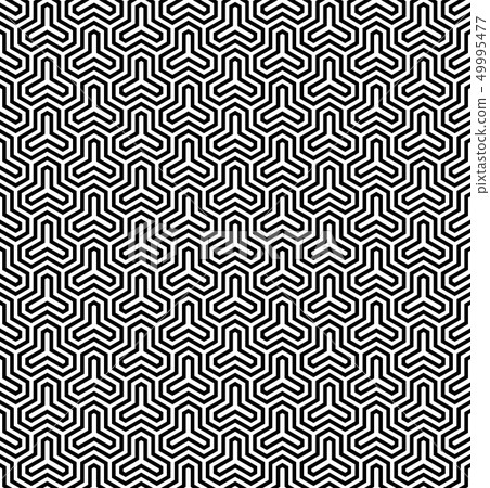 Seamless pattern based on Japanese ornament Kumiko Seamless pattern based on Japanese ornament Kumiko 49995477