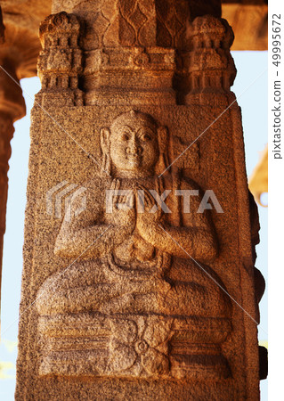 Buddha at the Vittala Temple, Hampi, Karnataka Buddha at the Vittala Temple, Hampi, Karnataka 49995672