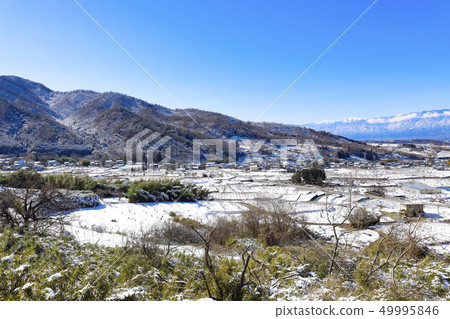 [Yamanashi] Snow scenery from Mt. Kacho 49995846