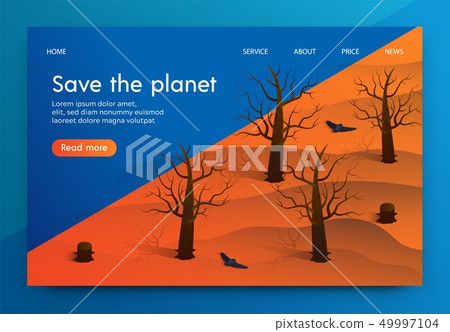 Isometric Illustration is Written Save The Planet Isometric Illustration is Written Save The Planet 49997104