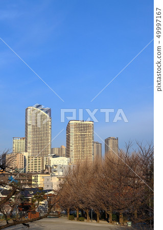 Musashi Kosugi Station位於多摩川河泰特美術館周圍的高層建築 Musashi Kosugi Station位於多摩川河泰特美術館周圍的高層建築 49997167