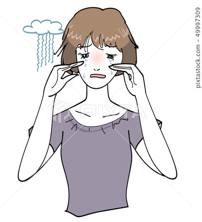 Woman crying Woman crying 49997309