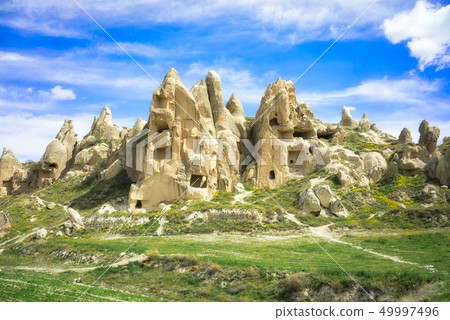 Cave settlements Cappadocia, Turkey Cave settlements Cappadocia, Turkey 49997496