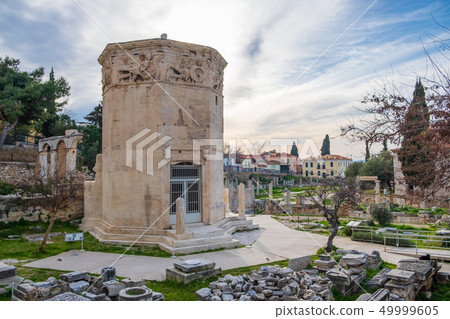 Remains of the Roman Agora and Tower of the Winds Remains of the Roman Agora and Tower of the Winds 49999605