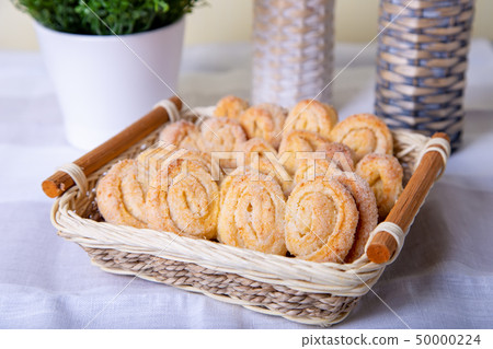 Cottage cheese homemade cookie in sugar topping 50000224