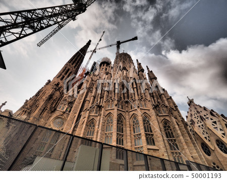 西班牙巴塞羅那Sagrada Familia /SagradaFamília，巴塞羅那 50001193