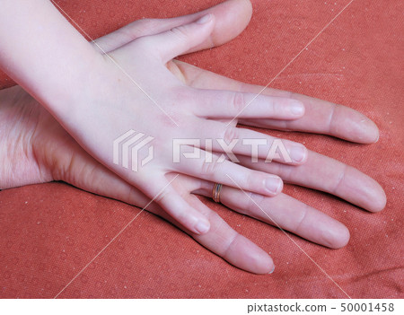 Hand together love family sign Hand together love family sign 50001458