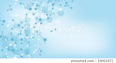 Abstract technology and innovation background with molecular structures and neural network Abstract technology and innovation background with molecular structures and neural network 50001971