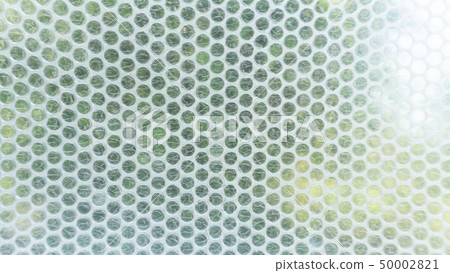 Close up White air bubble warp protection goods Close up White air bubble warp protection goods 50002821