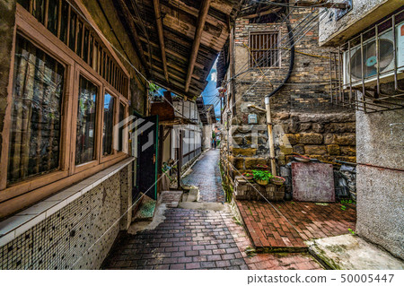 Alley with old architecture in Ciqikou 50005447