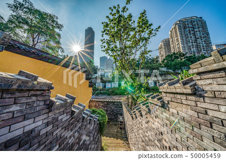 Traditional Chinese architecture at Xia Hong Xue Traditional Chinese architecture at Xia Hong Xue 50005459