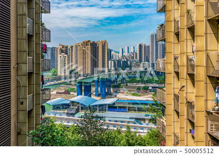 Apartment buildings in Chongqing Apartment buildings in Chongqing 50005512