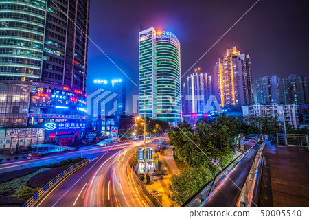 Downtown city buildings in Guanyinqiao Downtown city buildings in Guanyinqiao 50005540