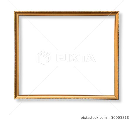 antique wooden frame  isolated 50005818