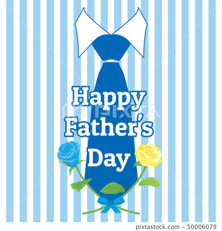 Father's Day shirt tie stripe simple 50006078