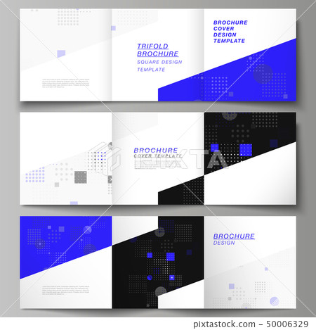 The black colored minimal vector illustration of editable layout. Modern creative covers design 50006329