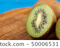 Kiwi Fruit On The Cutting Wooden Board 50006531