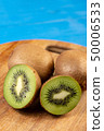 Kiwi Fruit On The Cutting Wooden Board 50006533