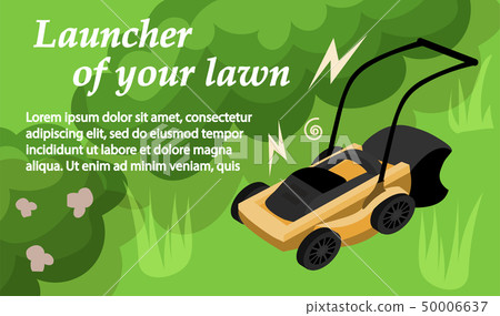 Horizontal Flat Banner Launcher of Your Lawn. 50006637