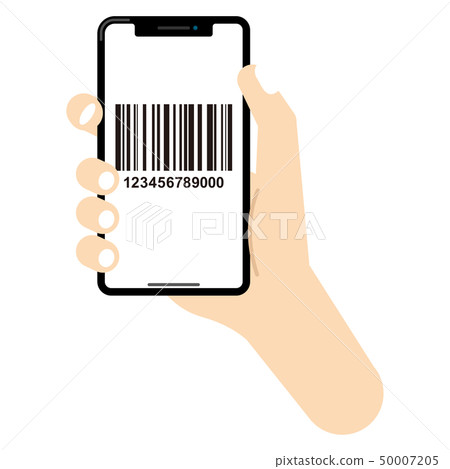 Cashless payment: smartphone cashless payment barcode Cashless payment: smartphone cashless payment barcode 50007205