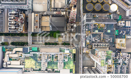 Aerial view air cooling water, condensing cooling Aerial view air cooling water, condensing cooling 50008700