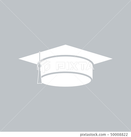 Graduation cap flat icon 50008822