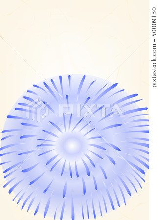 Summer postcard illustration fireworks Summer postcard illustration fireworks 50009130