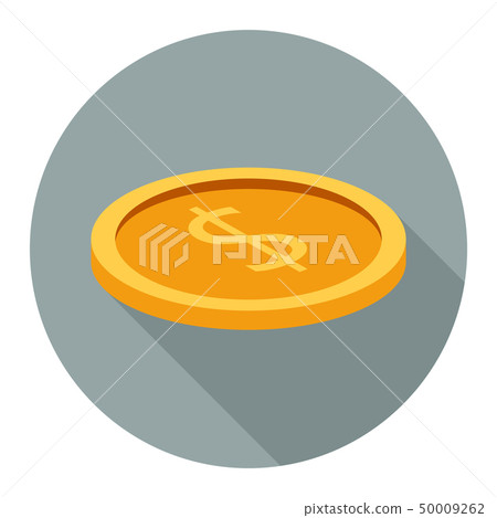 Coin flat icon Coin flat icon 50009262