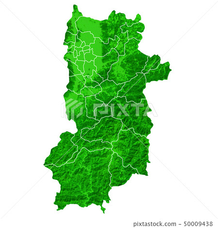 Nara Prefecture Map and Municipal Boundaries 50009438