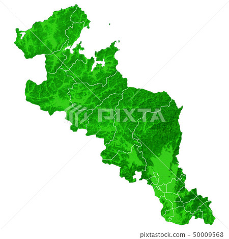 Kyoto Prefecture Map and Municipal Boundaries Kyoto Prefecture Map and Municipal Boundaries 50009568