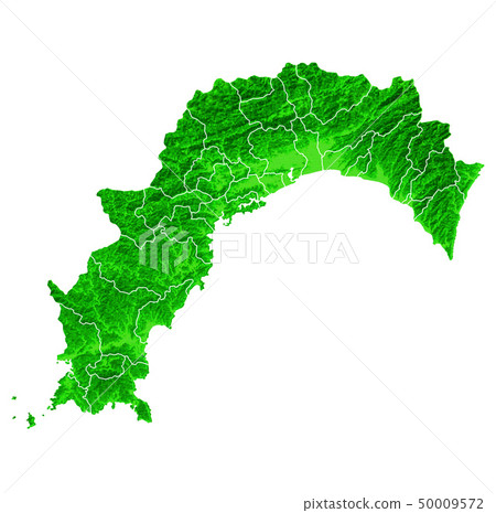 Kochi Prefecture Map and Municipal Boundaries Kochi Prefecture Map and Municipal Boundaries 50009572