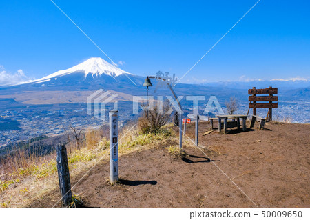 富士山從山上看到 富士山從山上看到 50009650