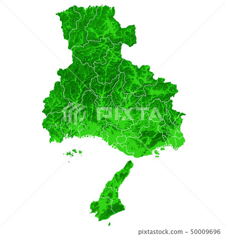 Hyogo Prefecture Map and Municipal Boundaries 50009696