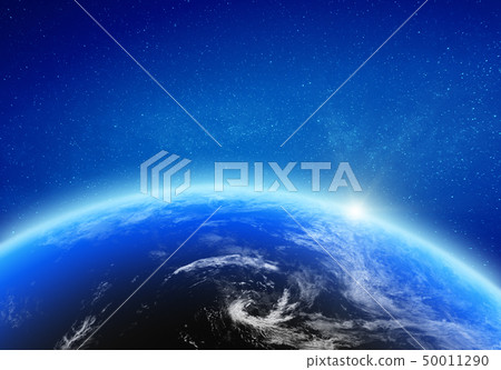 Planet Earth glow light horizon Planet Earth glow light horizon 50011290