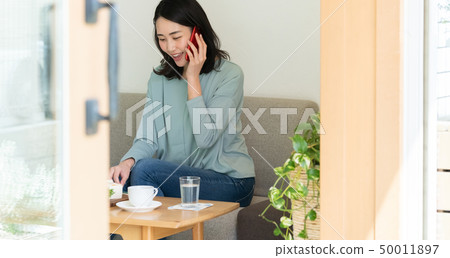 Work at a cafe Work at a cafe 50011897