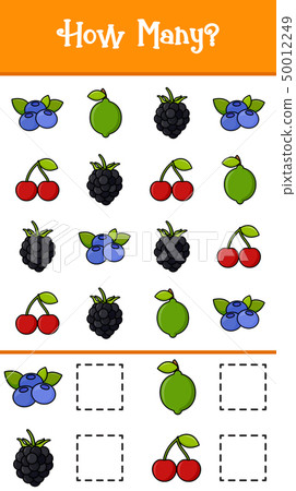 Count how many fruits 50012249
