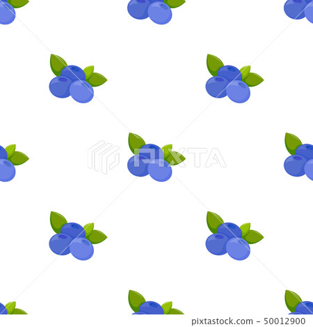 Seamless pattern with blueberry Seamless pattern with blueberry 50012900
