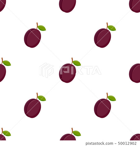 Seamless pattern with plum Seamless pattern with plum 50012902