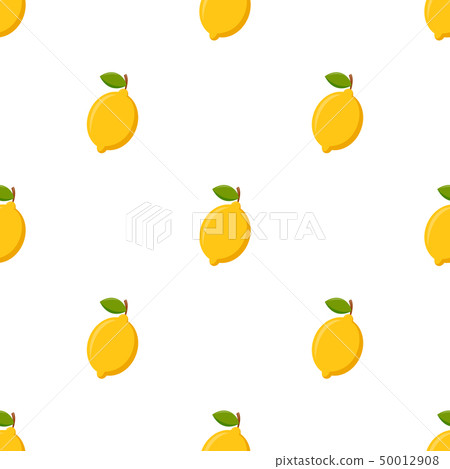 Seamless pattern with lemon - Stock Illustration [50012908] - PIXTA