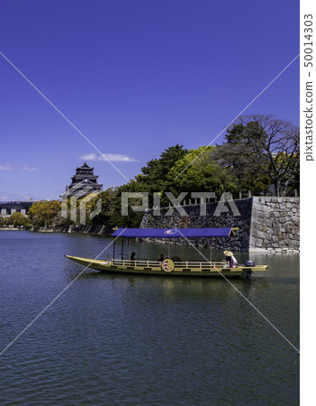廣島城堡城堡塔和觀光船 50014303