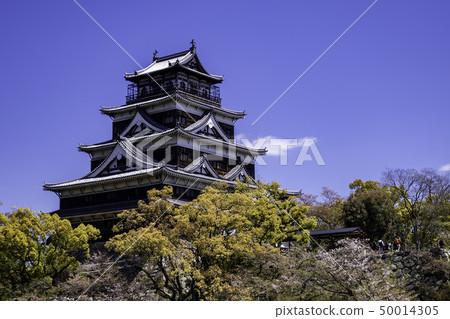 Hiroshima castle castle tower 50014305